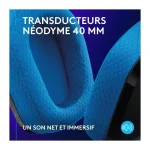 Logitech G535 Lightspeed Ασύρματο Over Ear Gaming Headset με σύνδεση 3.5mm / USB for PC 939-002219 - Image 6