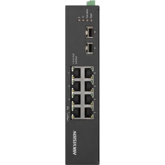 Hikvision DS-3T0510HP-E/HS Unmanaged L2 PoE+ Switch με 8 Θύρες Ethernet και 2 SFP Θύρες
