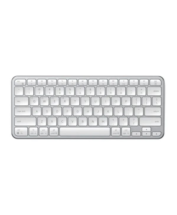 Satechi Slim EX1 Ασύρματο Bluetooth Πληκτρολόγιο Αγγλικό US Συμβατό με Mac Ασημί ST-KEX1S-EN
