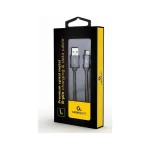 Cablexpert Braided USB to Lightning Cable Γκρι 2m (CC-USB2S-AMLM-2M-BG) - Image 3