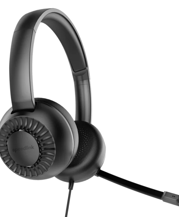 SpeedLink On Ear Multimedia Ακουστικά με μικρόφωνο και σύνδεση 3.5mm Jack SL-870007-BK
