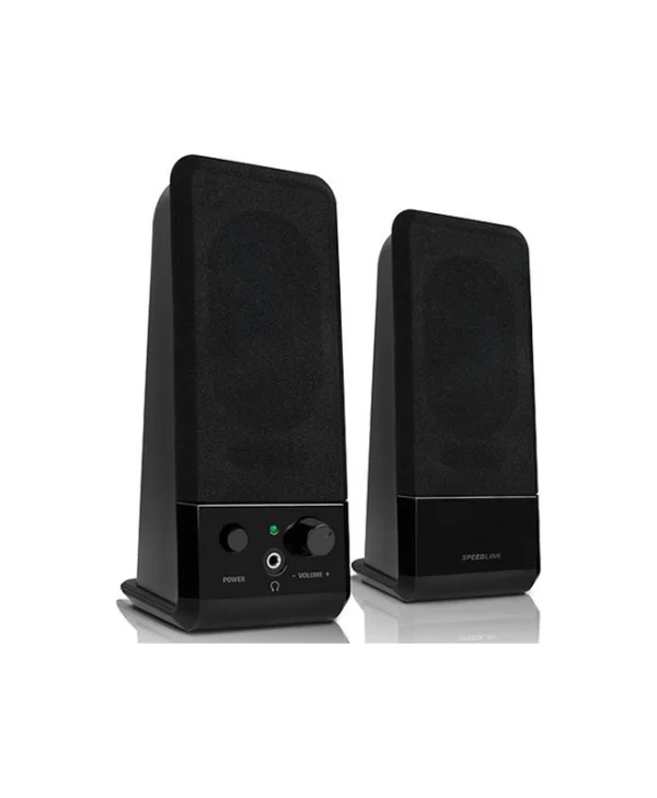 SpeedLink SL-8004-BK Ηχεία Υπολογιστή 2.0 με Ισχύ 5W Μαύρα