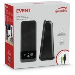 SpeedLink SL-8004-BK Ηχεία Υπολογιστή 2.0 με Ισχύ 5W Μαύρα - Image 5
