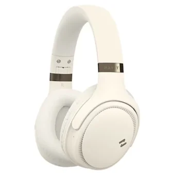 Havit H630BT Ασύρματα / Ενσύρματα Over Ear Ακουστικά με Ραδιόφωνο με 36 ώρες Λειτουργίας Butter H630BTbeige