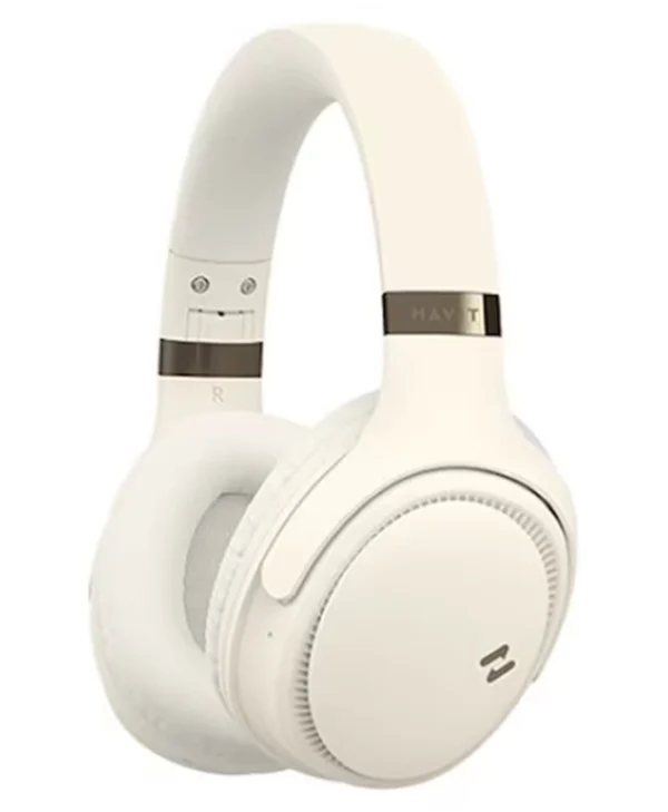 Havit H630BT Ασύρματα / Ενσύρματα Over Ear Ακουστικά με Ραδιόφωνο με 36 ώρες Λειτουργίας Butter H630BTbeige