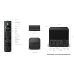Amazon TV Box Fire TV Cube 2022 B09BZWZS6S 4K UHD με WiFi USB 2.0 2GB RAM και 16GB Αποθηκευτικό Χώρο με Λειτουργικό Android 9.0 και Alexa - Image 3