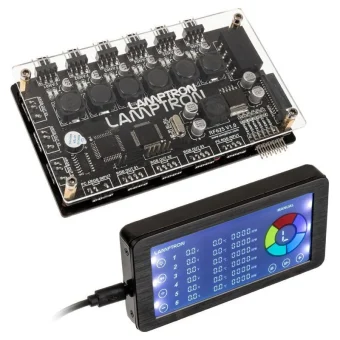 Lamptron Rf625 Fan And Argb Controller Black Μαύρο LULS-344