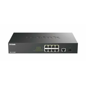 D-Link DGS-1010MP/E Unmanaged L2 PoE Switch με 8 Θύρες Gigabit (1Gbps) Ethernet και 1 SFP Θύρα W129156822