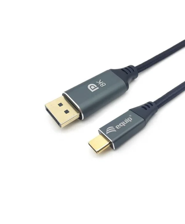 Equip USB 2.0 Cable USB-C male - DisplayPort Γκρι 2m 133422