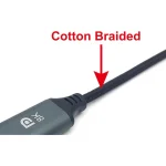 Equip USB 2.0 Cable USB-C male - DisplayPort Γκρι 2m 133422 - Image 3