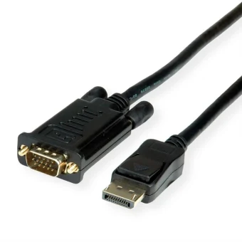 Value Cable DisplayPort male - VGA male 1.5m Μαύρο (11.99.5801-15)