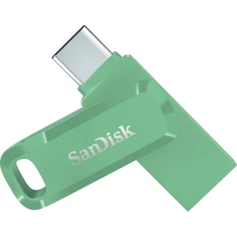 Sandisk Ultra Dual Drive 128GB USB 2.0 Stick με σύνδεση USB-C & USB-A Πράσινο SDDDC3-128G-G46AG
