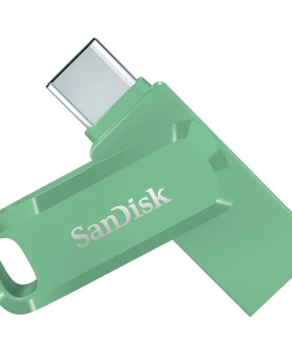 Sandisk Ultra Dual Drive 128GB USB 2.0 Stick με σύνδεση USB-C & USB-A Πράσινο SDDDC3-128G-G46AG