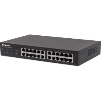 Intellinet 561273 Unmanaged L2 PoE Switch με 24 Θύρες Gigabit (1Gbps) Ethernet