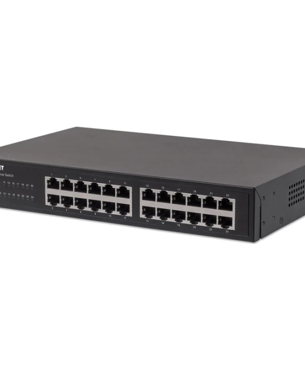 Intellinet 561273 Unmanaged L2 PoE Switch με 24 Θύρες Gigabit (1Gbps) Ethernet