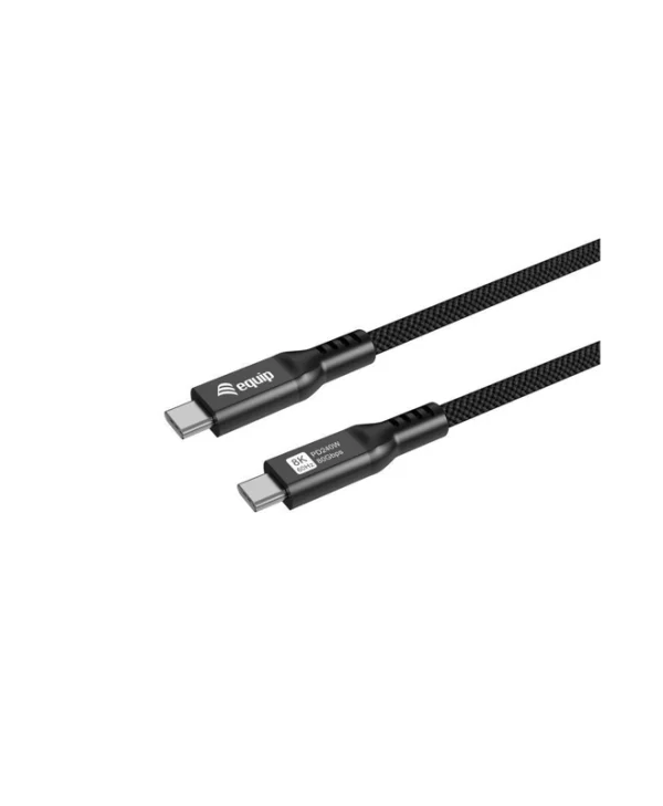 Equip USB 2.0 Cable USB-C male - USB-C 240W PD Μαύρο 2m 128442
