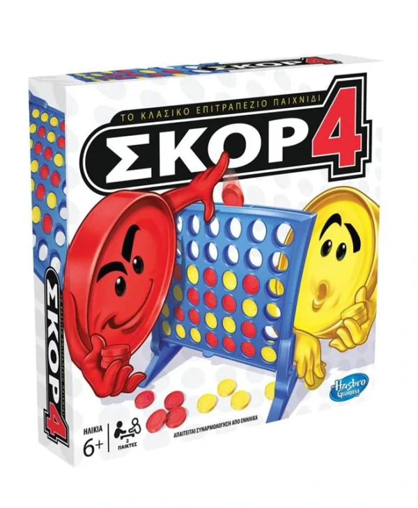 Επιτραπέζιο Παιχνίδι Connect για 2 Παίκτες 18+ Ετών Hasbro G1500