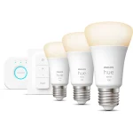 Philips Smart Λάμπες LED 9.5W για Ντουί E27 και Σχήμα A60 Θερμό Λευκό 1055lm Dimmable 3τμχ 929002469204