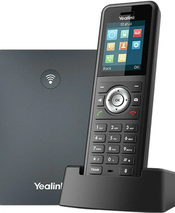 Yealink W79P Ασύρματο Τηλέφωνο IP 10 γραμμών Μαύρο 1302025