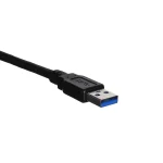 Lanberg USB 3.0 Cable USB-A male - USB-A male Μαύρο 1m (CA-USBA-30CU-0010-BK) - Image 3