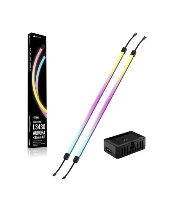 Corsair Icue Link Ls430 Aurora Rgb Light Strips Kit 43 Cm Cl-9011136-ww CL-9011136-WW
