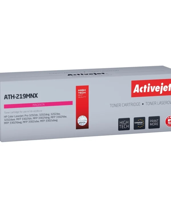 Active Jet Συμβατό Toner για Laser Εκτυπωτή HP W2193X 2500 Σελίδων Ματζέντα με Chip ATH-219MNX