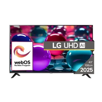 LG Smart Τηλεόραση 43" 4K UHD LED AI UA73 HDR (2025) 43UA73003LA