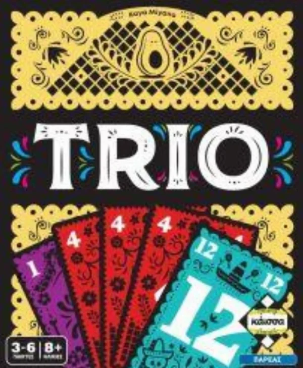 Επιτραπέζιο Παιχνίδι Trio για 3-6 Παίκτες 8+ Ετών Kaissa KA115487