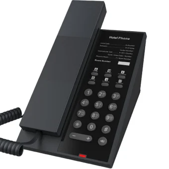 Fanvil Ενσύρματο Τηλέφωνο IP Μαύρο H602W