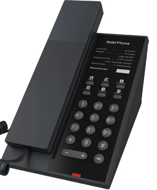 Fanvil Ενσύρματο Τηλέφωνο IP Μαύρο H602W