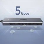 Ugreen CM219 Hub 5 Θυρών USB 3.0 με σύνδεση USB-C Γκρι 64266 - Image 5
