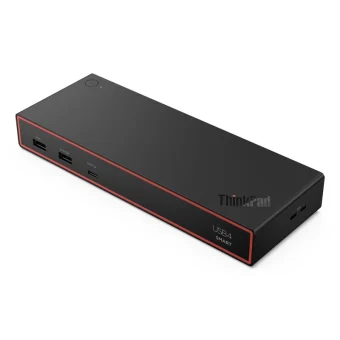Lenovo ThinkPad USB4 Smart Dock 5500 Dock Docking Station με HDMI/DisplayPort 4K PD Ethernet και σύνδεση 4 Οθονών Μαύρο 40BC0100EU