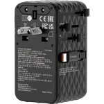 Verbatim Φορτιστής GaN με Θύρα USB-A και Θύρα USB-C και Καλώδιο USB-C 70W Power Delivery / Quick Charge 4+ Μωβ (Charge 'n' Travel) 30186 - Image 2