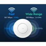 Cudy AP1300-P WiFi Mesh Network Access Point Wi‑Fi 5 Dual Band (2.4 & 5GHz) AP1300_P - Image 5