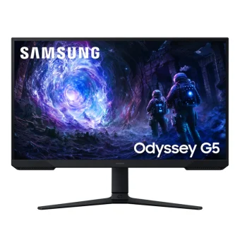 Samsung Odyssey G5 G51F VA HDR Gaming Monitor 27" QHD 2560x1440 180Hz με Χρόνο Απόκρισης 1ms GTG LS27FG510EUXEN