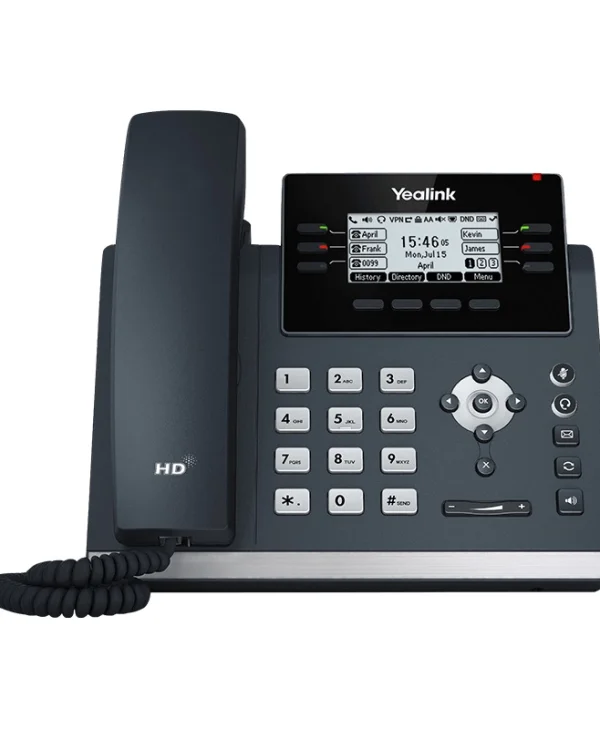 Yealink SIP-T42U Ενσύρματο Τηλέφωνο IP 12 γραμμών Μαύρο 1301201