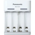 Panasonic Eneloop Basic BQ-CC61 USB USB Φορτιστής 4 Μπαταριών Ni-MH Μεγέθους AA/AAA Σετ με 4x AA 2000mAh σε Λευκό χρώμα K-KJ61MCD40USB - Image 2