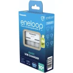 Panasonic Eneloop Basic BQ-CC61 USB USB Φορτιστής 4 Μπαταριών Ni-MH Μεγέθους AA/AAA Σετ με 4x AA 2000mAh σε Λευκό χρώμα K-KJ61MCD40USB - Image 4