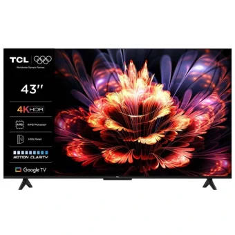 TCL Smart Τηλεόραση 43" 4K UHD LED V6C HDR (2025) 43V6C