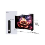 TCL Smart Τηλεόραση 43" 4K UHD LED V6C HDR (2025) 43V6C - Image 2