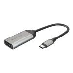 Targus Μετατροπέας USB-C / HDMI male σε USB-C / HDMI female Γκρι 1τμχ HD-H8K-GL 437270