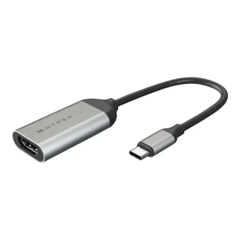 Targus Μετατροπέας USB-C / HDMI male σε USB-C / HDMI female Γκρι 1τμχ HD-H8K-GL 437270