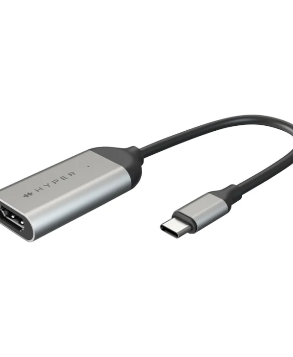 Targus Μετατροπέας USB-C / HDMI male σε USB-C / HDMI female Γκρι 1τμχ HD-H8K-GL 437270