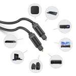 Vention Optical Audio Cable TOS male - TOS male Μαύρο 1m (BAEBF) - Image 5