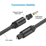 Vention Optical Audio Cable TOS male - TOS male Μαύρο 1m (BAEBF) - Image 6