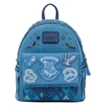 Loungefly Παιδική Τσάντα Πλάτης Μπλε 22.8x22.8x26.6εκ. Warner Bros Harry Potter Denim Mini HPBK0294