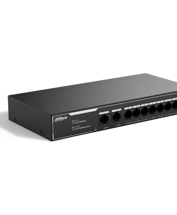 Dahua SG1010LP Unmanaged L2 PoE+ Switch με 10 Θύρες Gigabit (1Gbps) Ethernet 45674