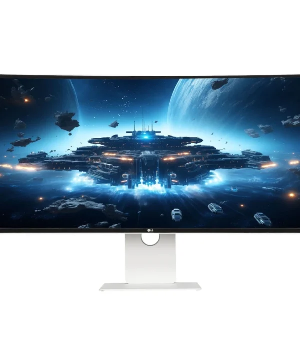 LG 40U990A-W.AEU Ultrawide HDR Curved Monitor 39.7" 5120x2160 με Χρόνο Απόκρισης 5ms GTG