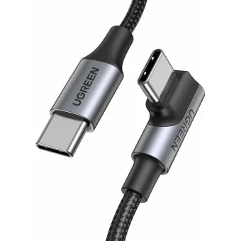 Ugreen US334 Braided USB 2.0 Cable USB-C male - USB-C 100W PD Μαύρο 1m 70643 156553