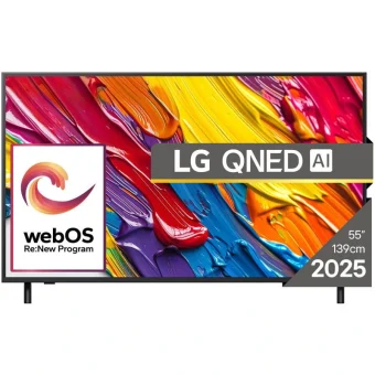 LG Smart Τηλεόραση 55" 4K UHD QNED 55QNED84A3C (2025)